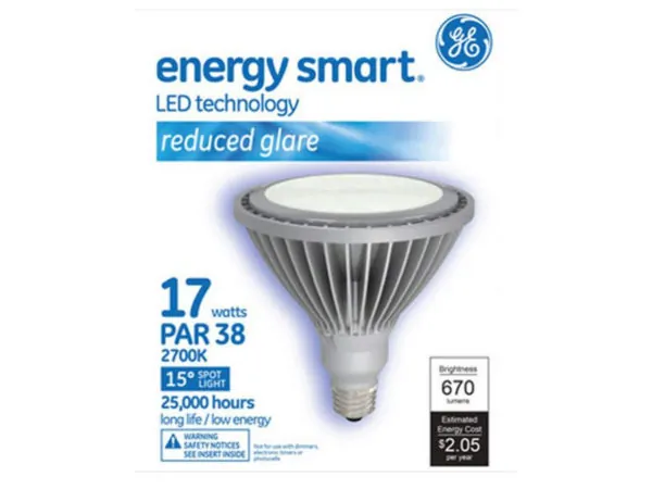 bulk buys DB425 - GE LED PAR38 670 Lumens Warm White Light Bulb - 11W