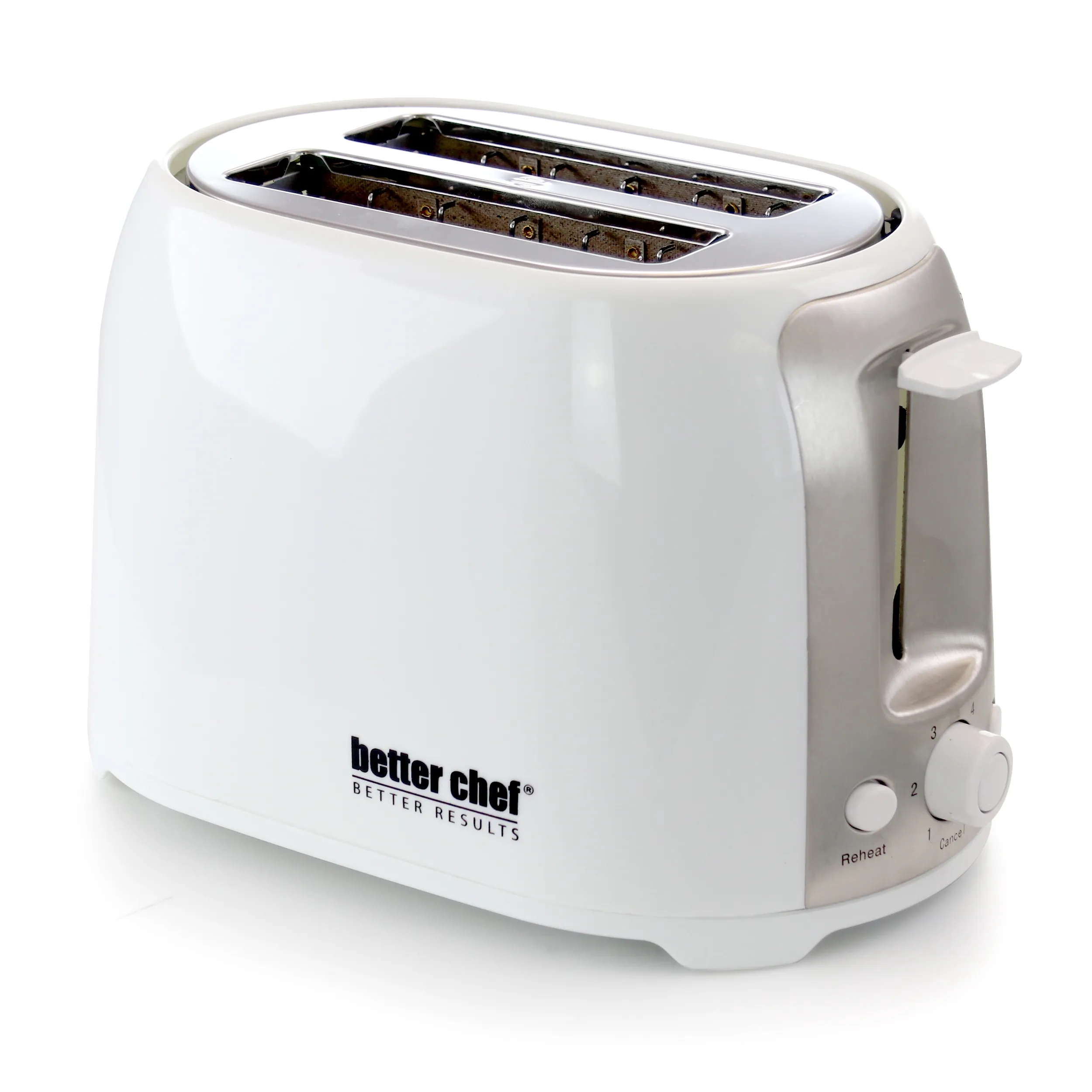 BETTER CHEF IM-225W — Better Chef Cool Touch Wide-Slot Toaster in White