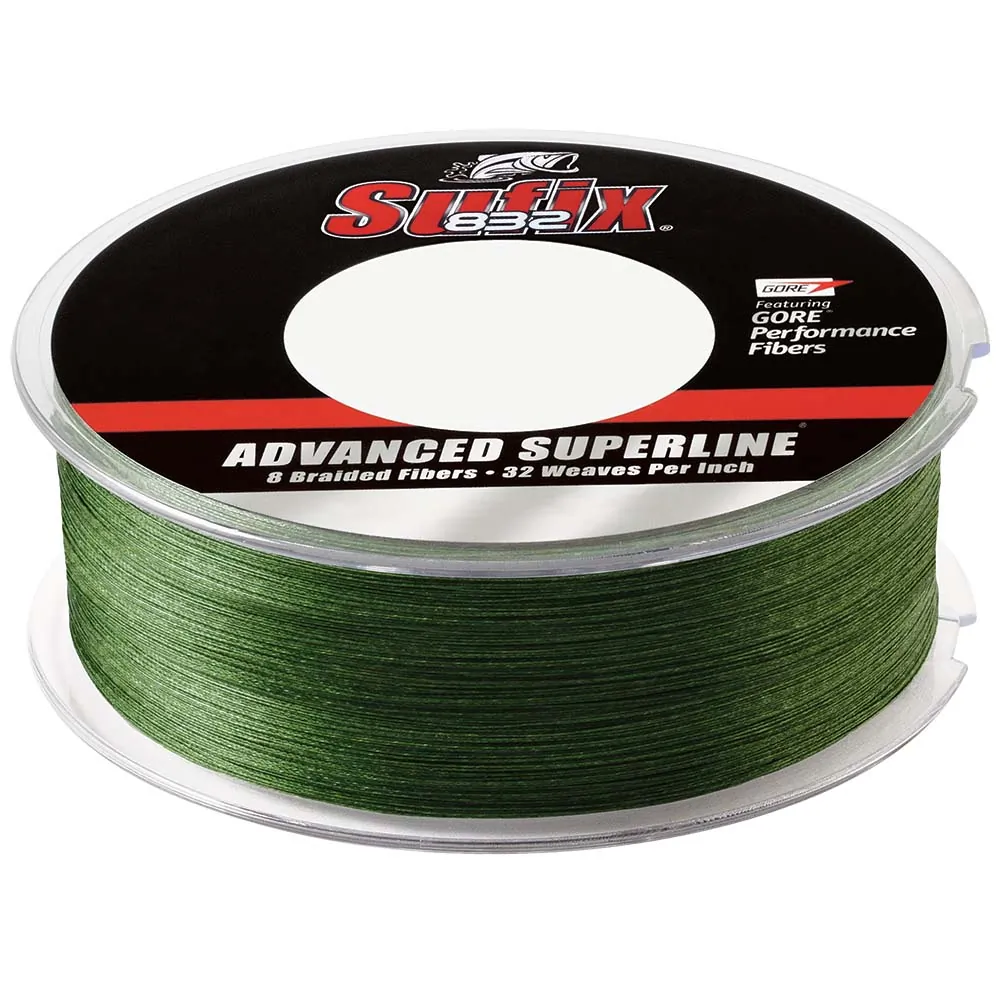 Sufix 660-206G — Sufix 832 Advanced Braid - 6lb - Low-Vis Green - 600 yds