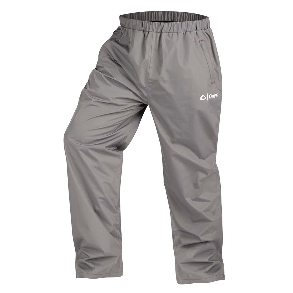 Onyx Outdoor 503000-701-030-22 - Onyx Essential Rain Pant - Medium - Grey