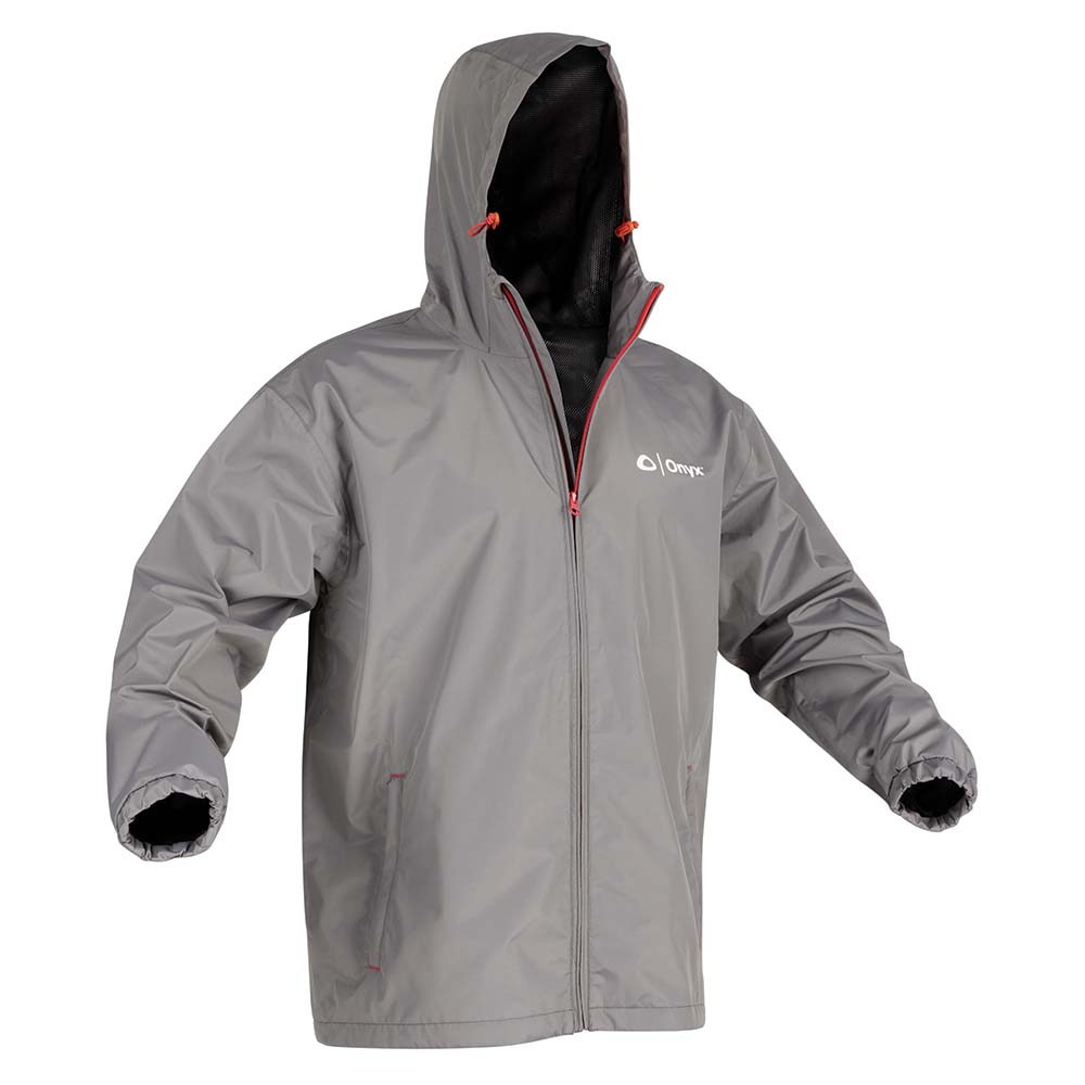 Onyx Outdoor 502900-701-060-22 - Onyx Essential Rain Jacket - 2X-Large - Grey