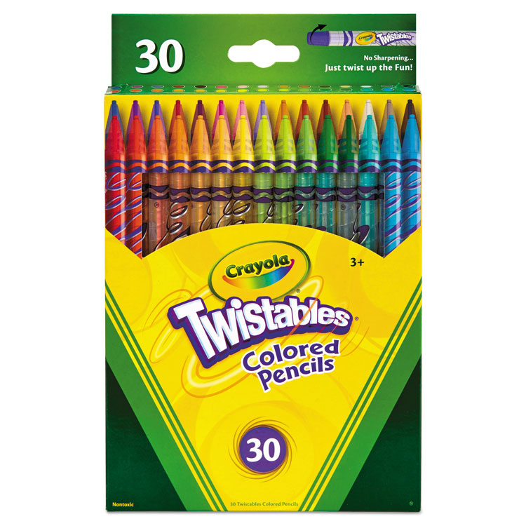 CRAYOLA CYO 687418 - Crayola Twistables Colored Pencils - Assorted Lead - Clear P