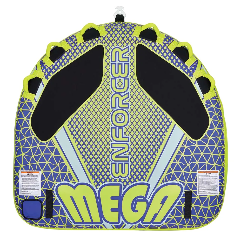 Full Throttle 302200-300-003-21 — Full Throttle Mega Enforcer 3-Rider Towable Tube - Yellow