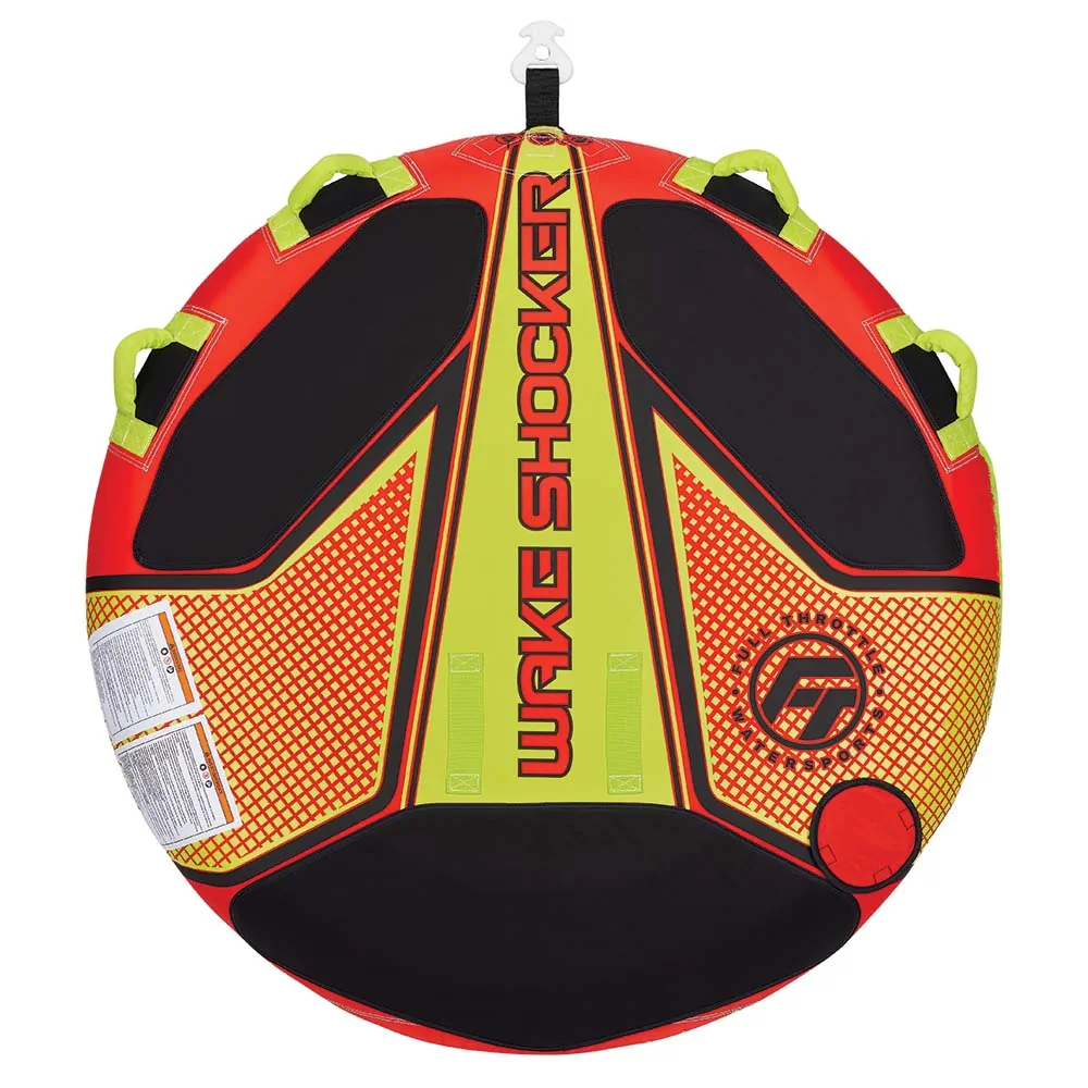 Full Throttle 302400-100-002-21 — Full Throttle Wake Shocker Red 2-Rider Towable Tube