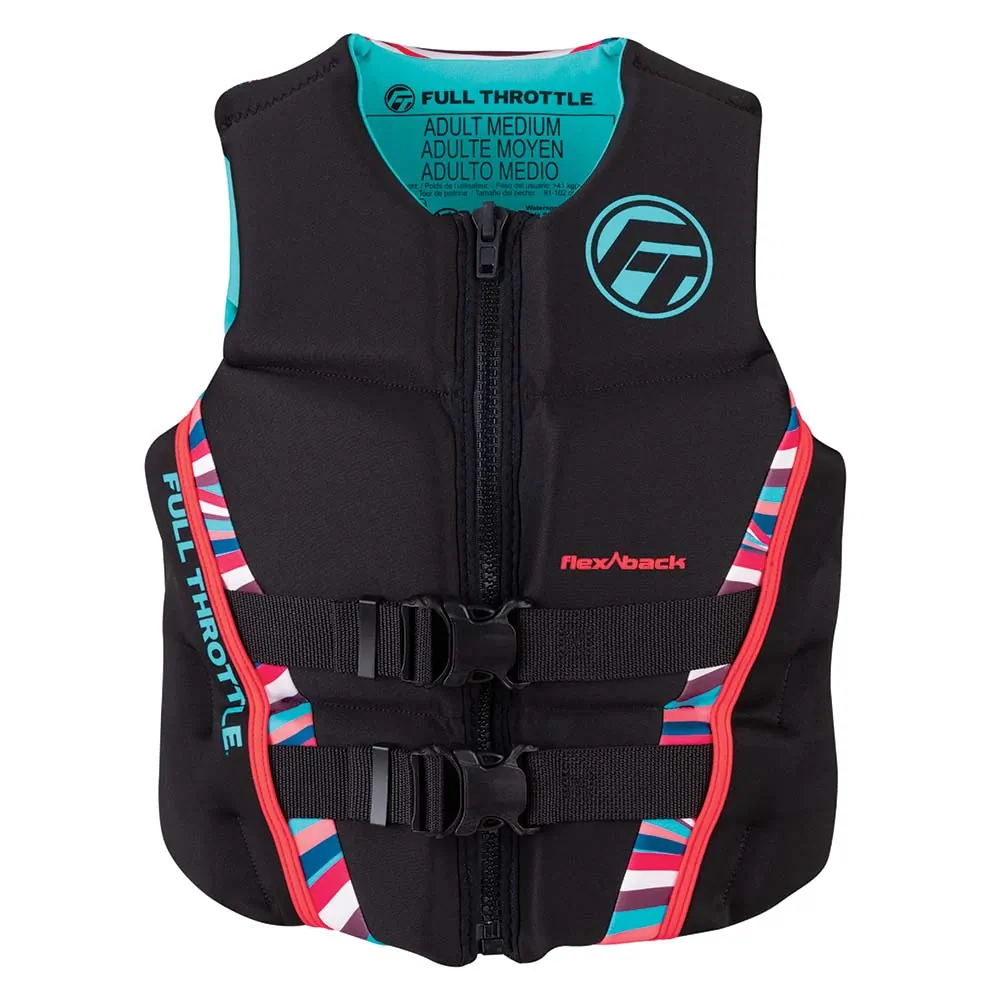 Full Throttle 142500-105-820-22 — Full Throttle Women's Rapid-Dry Flex-Back Life Jacket - Pink