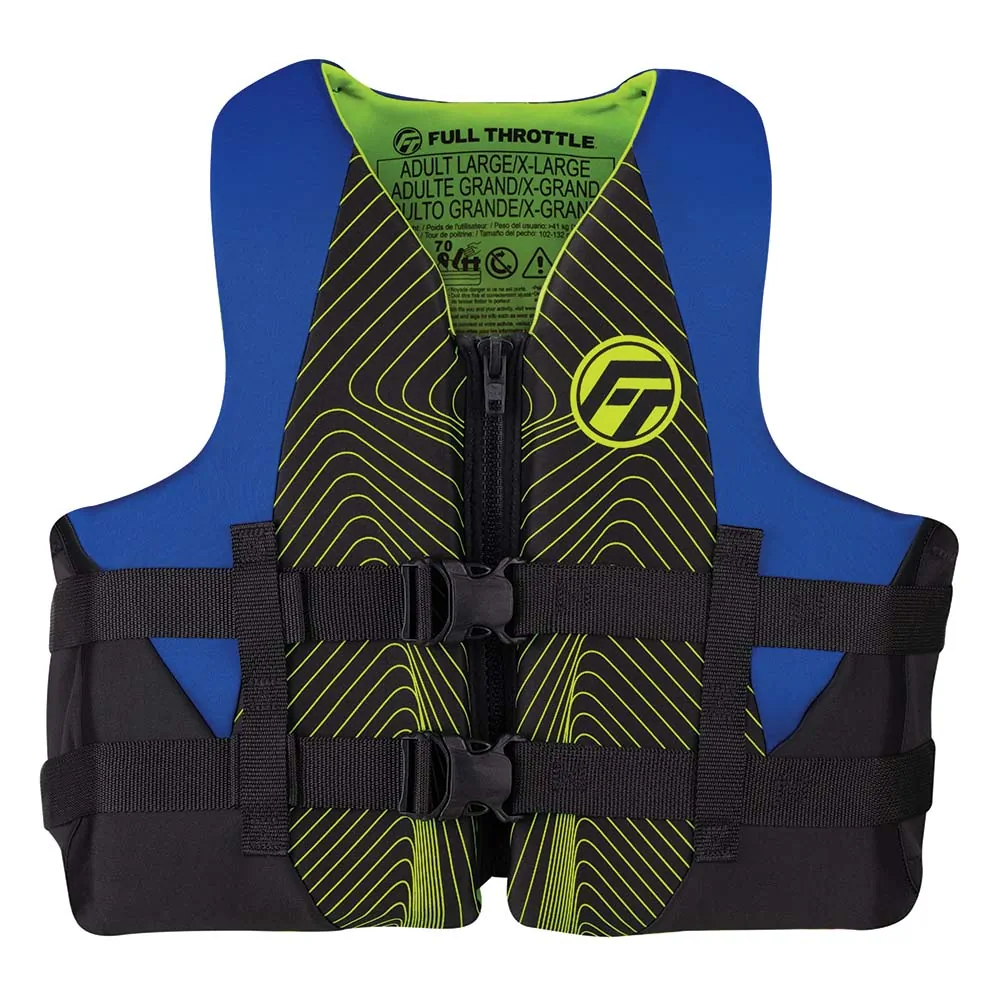 Full Throttle 142100-500-030-22 - Full Throttle Adult Rapid-Dry Life Jacket - BlueBlack