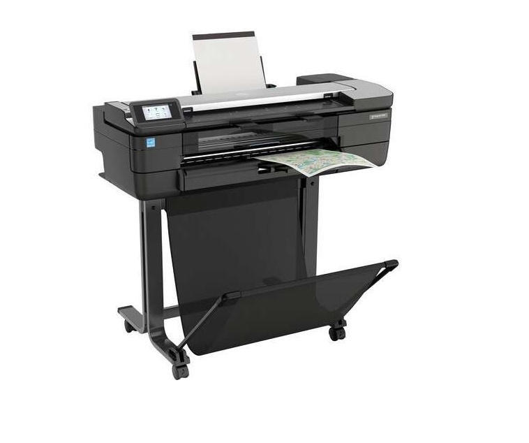 HP Hewlett Packard F9A28D#B1K - HP DesignJet T830 24 Wireless Multifunction Printer