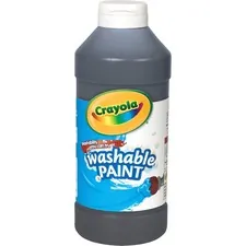 CRAYOLA CYO 542016051 — Crayola Washable Paint - 16 oz - 1 Each - Black