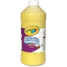 CRAYOLA CYO 543132034 — Crayola Washable Tempera Paint - 2 lb - 1 Each - Yellow