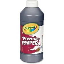 CRAYOLA CYO 541216051 — Crayola 16 oz. Premier Tempera Paint - 16 oz - 1 Each - Black