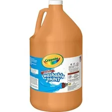 CRAYOLA CYO 542128036 — Crayola 1 Gallon Washable Paint - 1 gal - 1 Each - Orange