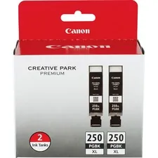 CANON 6432B004 — PGI-250 XL PIGMENT BLACK INK TANKS