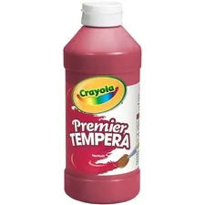 CRAYOLA CYO 541216038 — Crayola 16 oz. Premier Tempera Paint - 16 oz - 1 Each - Red
