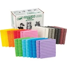 CRAYOLA CYO 230288 — Crayola Modeling Clay Classpack - Building Shapes, Sculpture, Art - Recommended For 6 Year - 288 / Box - Pink, Red, Orange, Yellow, Green, Blue, Light Blue, Purple, Black, Gray, White, ...
