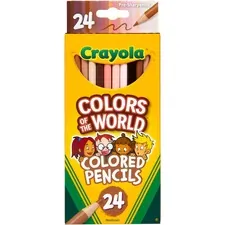 CRAYOLA CYO 684607 — Crayola Colors of the World Colored Pencil - Assorted Lead - 24 / Pack
