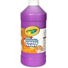 CRAYOLA CYO 551332040 — Crayola Washable Finger Paint Markers - 2 lb - 1 Each - Violet