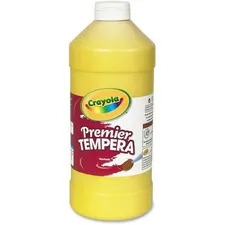 CRAYOLA CYO 541232034 — Crayola Premier Tempera Paint - 2 lb - 1 Each - Yellow
