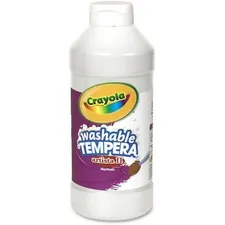 CRAYOLA CYO 543115053 — Crayola Artista II Washable Tempera Paint - 16 oz - 1 Each - White
