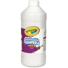 CRAYOLA CYO 543132053 — Crayola Washable Tempera Paint - 2 lb - 1 Each - White