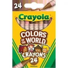 CRAYOLA CYO 520108 — Crayola Color World Crayons - 1.1 Length - Assorted - 24 / Pack