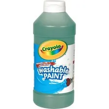CRAYOLA CYO 542016044 — Crayola Washable Paint - 16 oz - 1 Each - Green