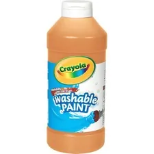 CRAYOLA CYO 542016036 — Crayola Washable Paint - 16 oz - 1 Each - Orange