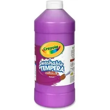 CRAYOLA CYO 543132040 — Crayola Washable Tempera Paint - 1 quart - 1 Each - Violet