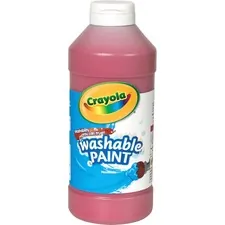 CRAYOLA CYO 542016038 — Crayola Washable Paint - 16 oz - 1 Each - Red