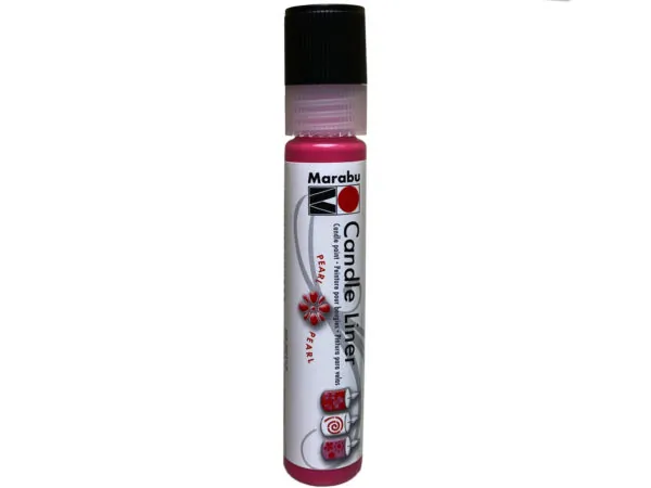 Bulk Buys DC226 — Marabu Cherry Red 25ml Candle Liner for Creative Projects