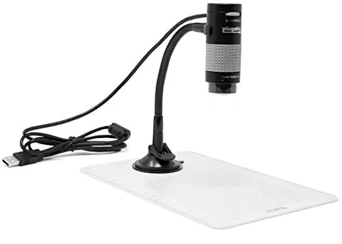 Plugable Technologies USB2-MICRO-250X — PLUGABLE USB 2.0 DIGITAL MICROSCOPE WITH FLEXIBLE ARM OBSERVATION STAND COMPATIB