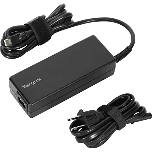 Targus APA108BT — TARGUS APA108BT - POWER ADAPTER - 100WATT - USB-C - BLACK- WORKS WITHUSB-C LAPTO