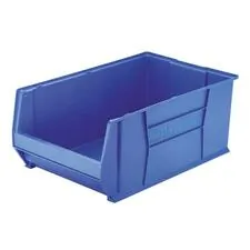 AkroMils  Myers Industries Inc AKM 30290B — Akro-Mils Super-Size AkroBin - External Dimensions: 18.4 Width x 29.3 Depth x 12 Height - 300 lb - Heavy Duty - Stackable - Polymer - Blue - 1 Each