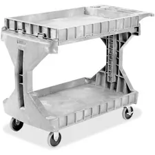 AkroMils  Myers Industries Inc AKM 30936 — Akro-Mils ProCart Utility Cart - 400 lb Capacity - Plastic Foam - x 45 Width x 24 Depth x 35 Height - Gray - 1 Each