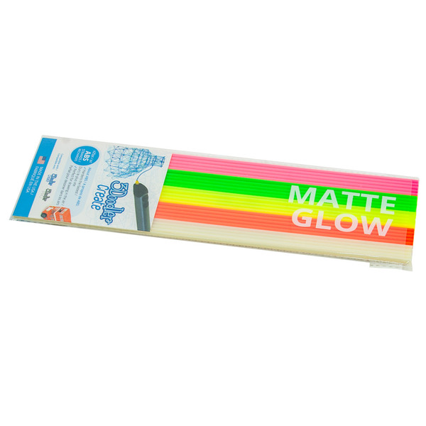 3Doodler AB-MIX3 - 3Doodler Filament Refill Pack Create Matte Glow ABS Strands 