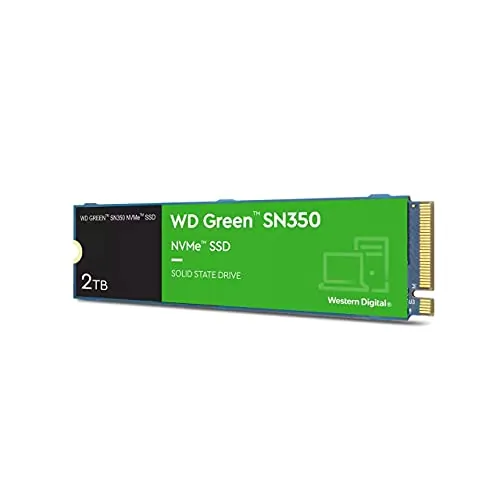 Western Digital WDS200T3G0C — 2TB WD Green PCIe Gen 3 NVMe M.2 SSD Storage Drive