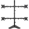 MountIt MI-2784 — Adjustable Quad Monitor Desk Stand for Ergonomic Setup