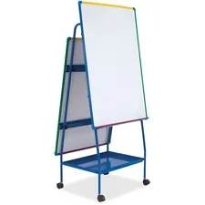 BI-SILQUE VISUAL COMMUNICATION PRODUCTS BVC EA49145026 — Bi-office Magnetic AdjustableDoublee-sided Easel - White Surface - Rectangle - Assembly Required - 1 Each