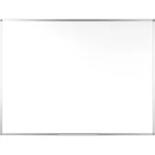 BI-SILQUE VISUAL COMMUNICATION PRODUCTS BVC CR06999214 — Bi-silque Ayda Porcelain Dry Erase Board - 24 (2 ft) Width x 36 (3 ft) Height - White Porcelain Surface - Aluminum Frame - Rectangle - Horizontal/Vertical - 1 Each