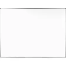 BI-SILQUE VISUAL COMMUNICATION PRODUCTS BVC CR04999214 — Bi-silque Ayda Porcelain Dry Erase Board - 18 (1.5 ft) Width x 24 (2 ft) Height - White Porcelain Surface - Aluminum Frame - Rectangle - Horizontal/Vertical - 1 Each