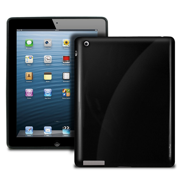 XtremeMac 02351 - XtremeMac Tuffwrap Shine Case for iPad 2, 3 & 4 (Black)
