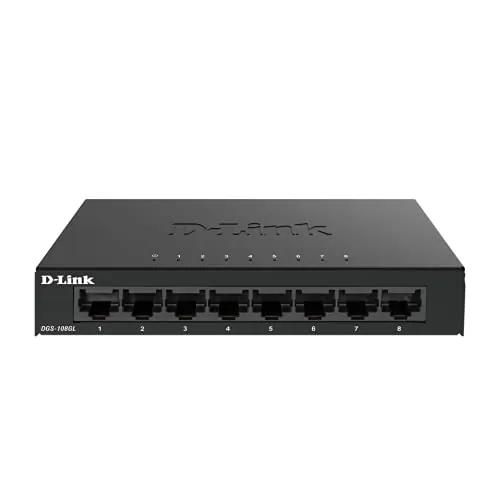 D-Link DGS-108GL — D-LINK DGS-108GL  GIGABIT DESKTOP SWITCH
