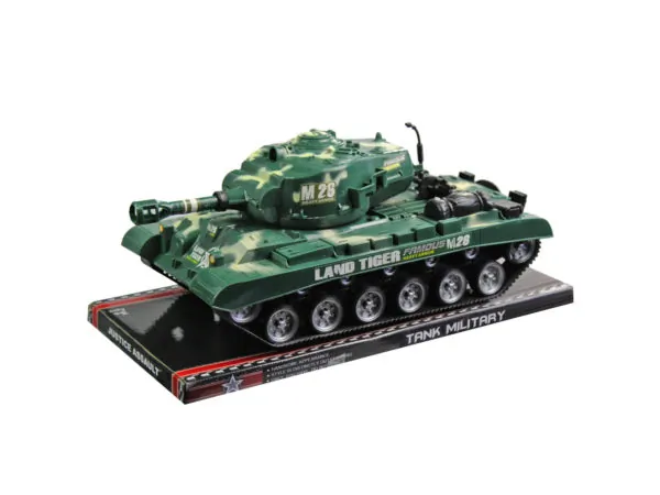 Bulk Buys GE560 — Assorted Toy Friction Military Tanks - Perfect for Kids