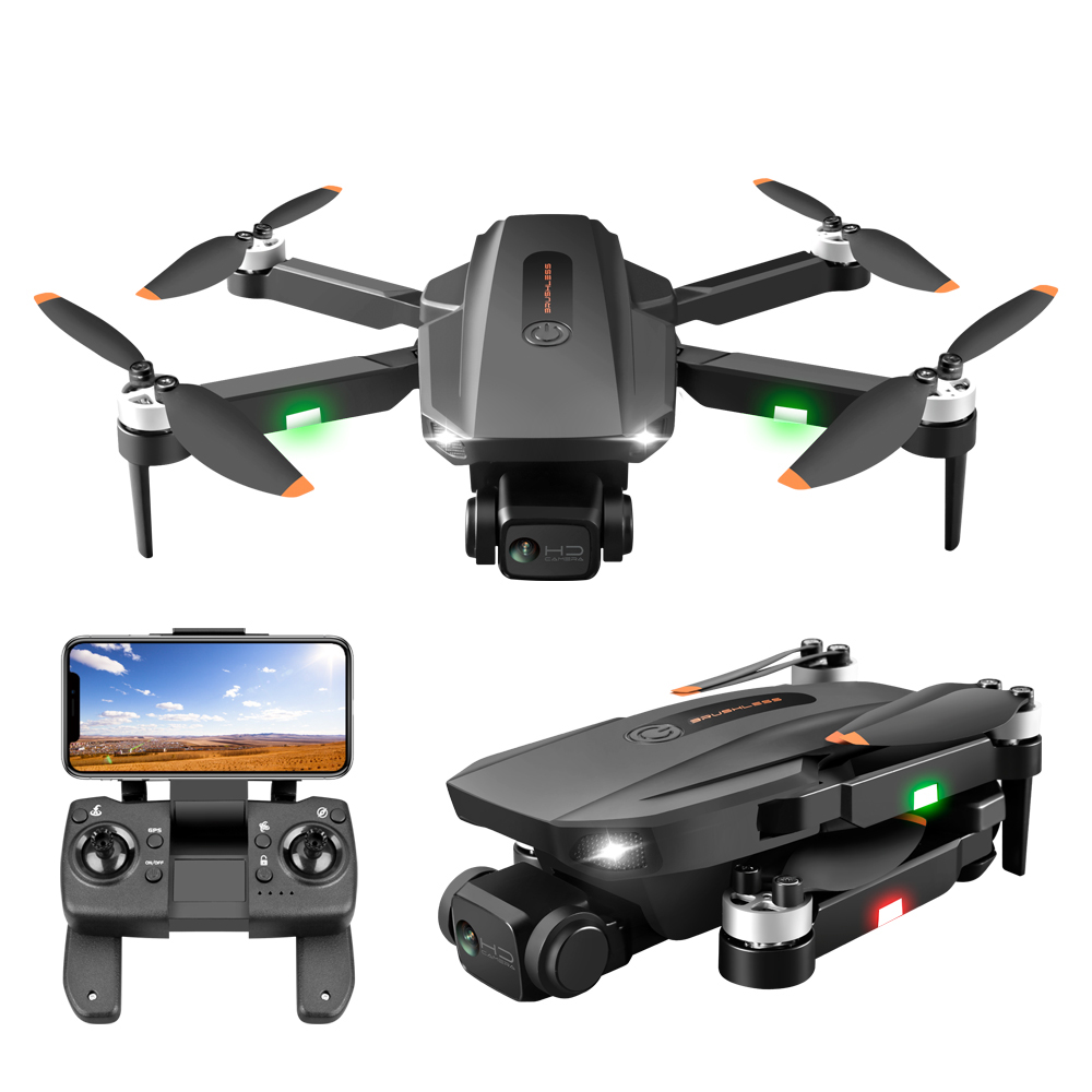 HEYYBIT RG101 -black - NEW RG101 Brushless Quadcopter 3.0km GPS Drone With 6K HD Ca