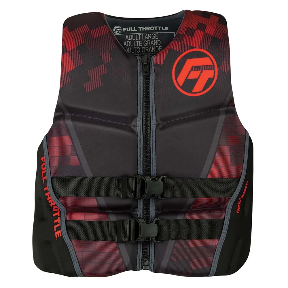 Full Throttle 142500-100-040-22 - Full Throttle Mens Rapid-Dry Flex-Back Life Jacket - Large