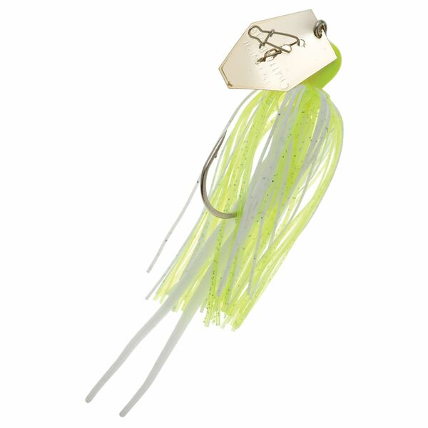 Zman CB14-55 - Zman Chatterbait 0.25 Oz-Chartreuse White Gold Blade