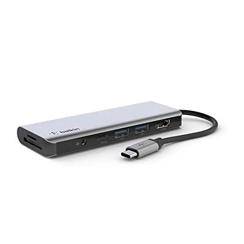 Belkin PVC003BTSGY — USB-C 7-IN-1 MULTIPORT ADAPTER