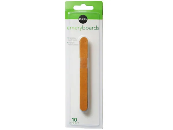 Bulk Buys MK421 — 10 Pack 4.5 Inch Emery Boards for Nail Care