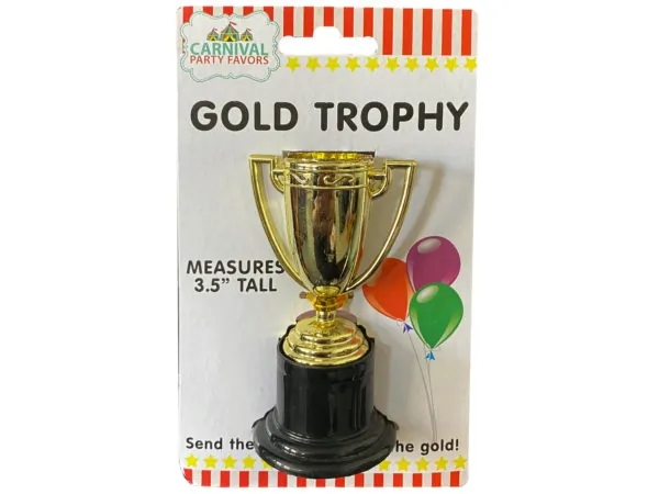Bulk Buys GE617 — Mini Golden Trophy for Kids' Achievements