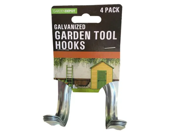 Bulk Buys GE616 — Heavy Duty 5 Piece Metal Storage Hooks Set