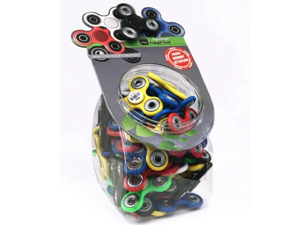 bulk buys EN915 - Colorful Hand Spinners for Stress Relief - Display Tub